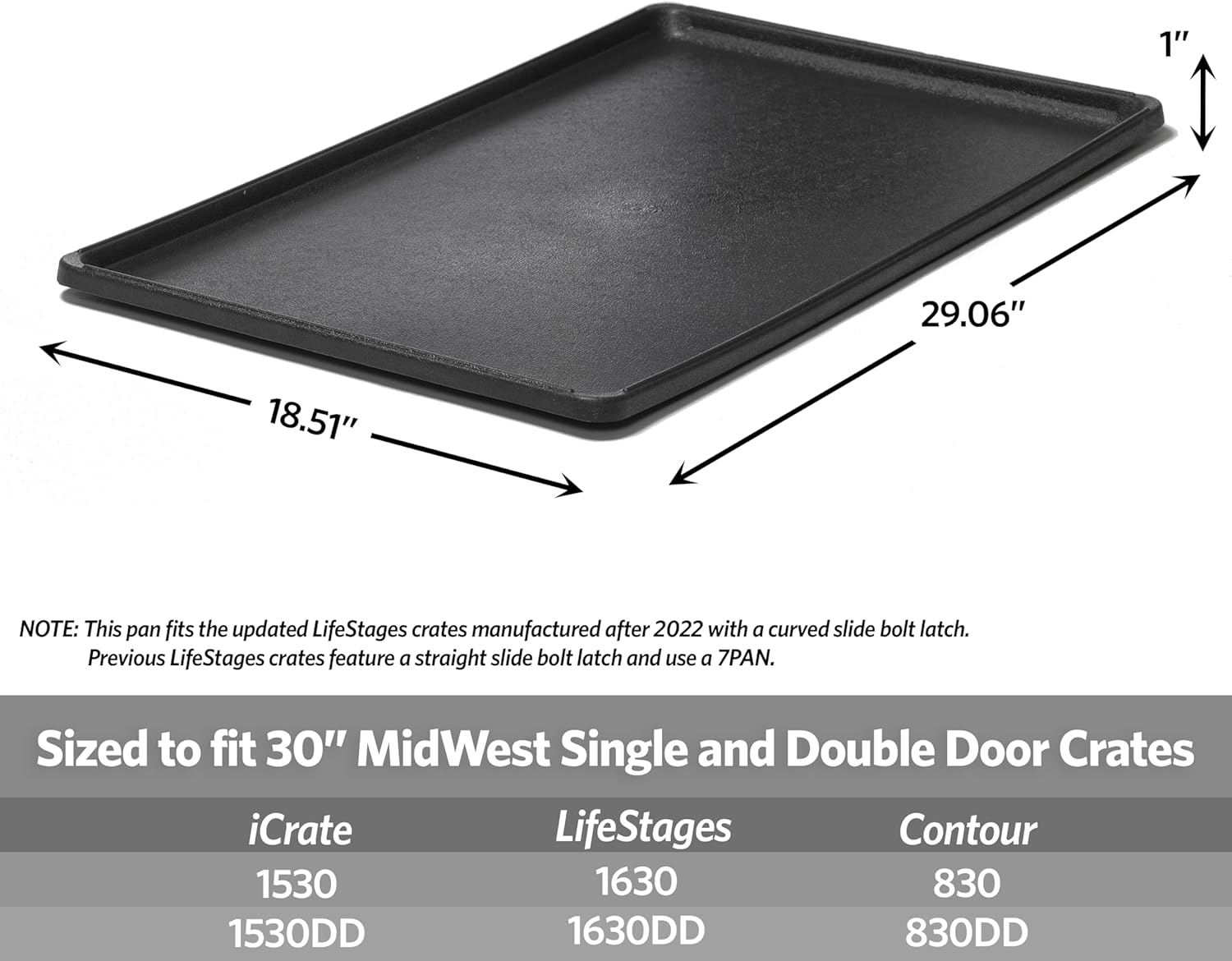 Detalle 2 de MidWest Homes for Pets Bandeja de recambio 76,2 cm
