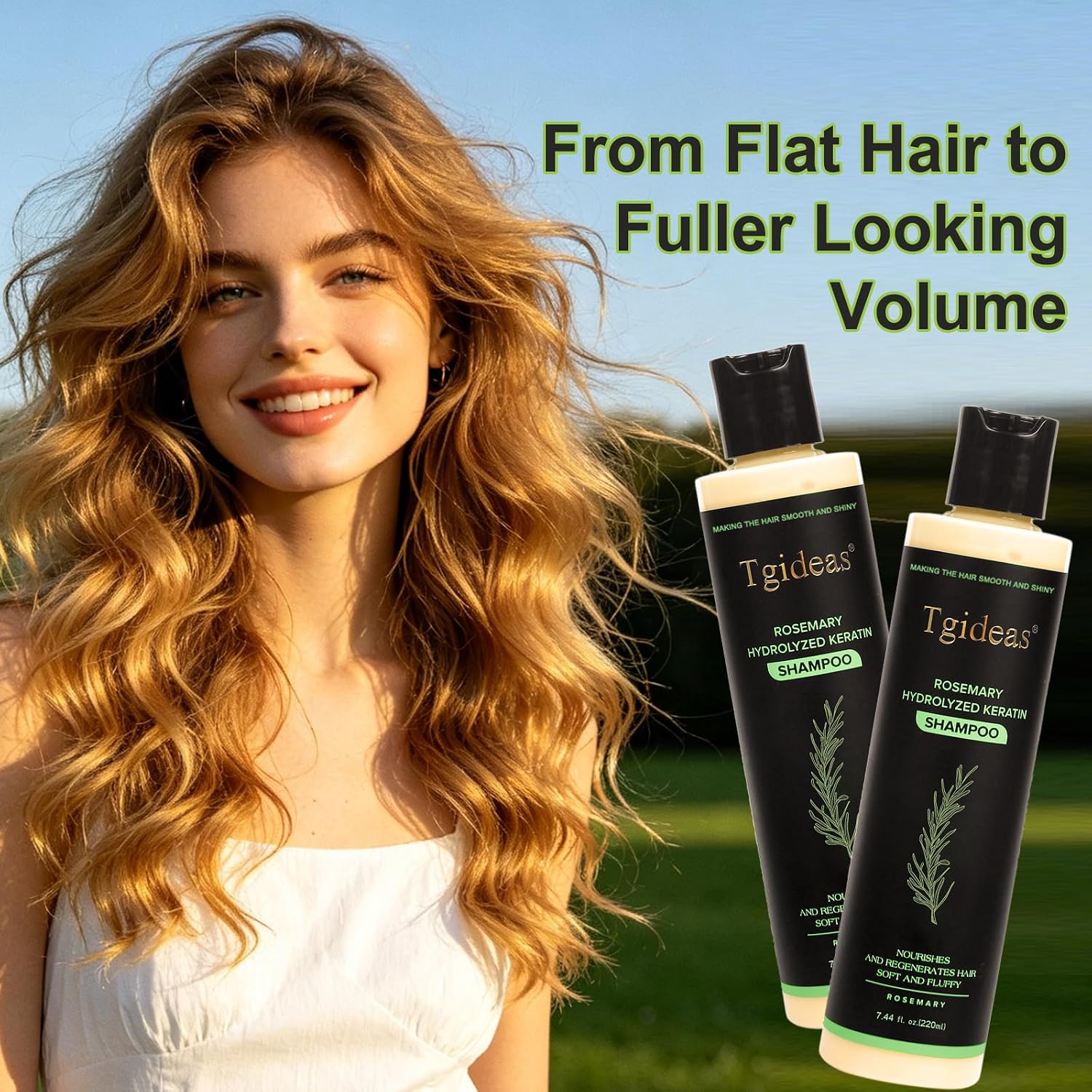 Thumbnail 6 de Tgideas Anti-Hair Loss Volumizing Shampoo with Biotin & Rosemary for Thinning Hair
