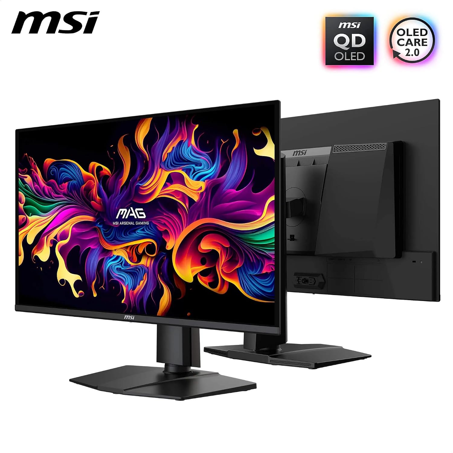 Detalle de MSI MAG 274QPA QD-OLED X24 – 27 Zoll Gaming-Monitor mit Quantum Dot OLED, 240 Hz, G-SYNC-kompatibel