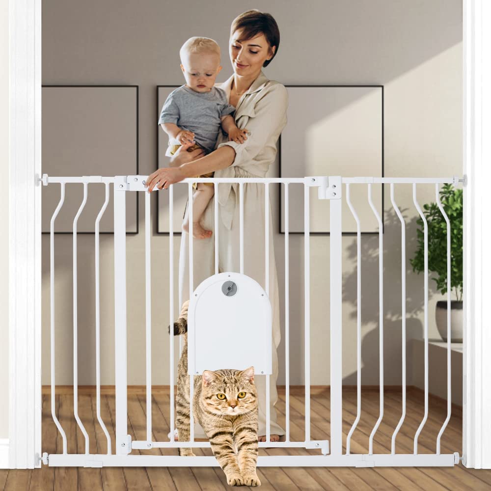Detalle de COMOMY Treppenschutzgitter Ohne Bohren 75–123 cm