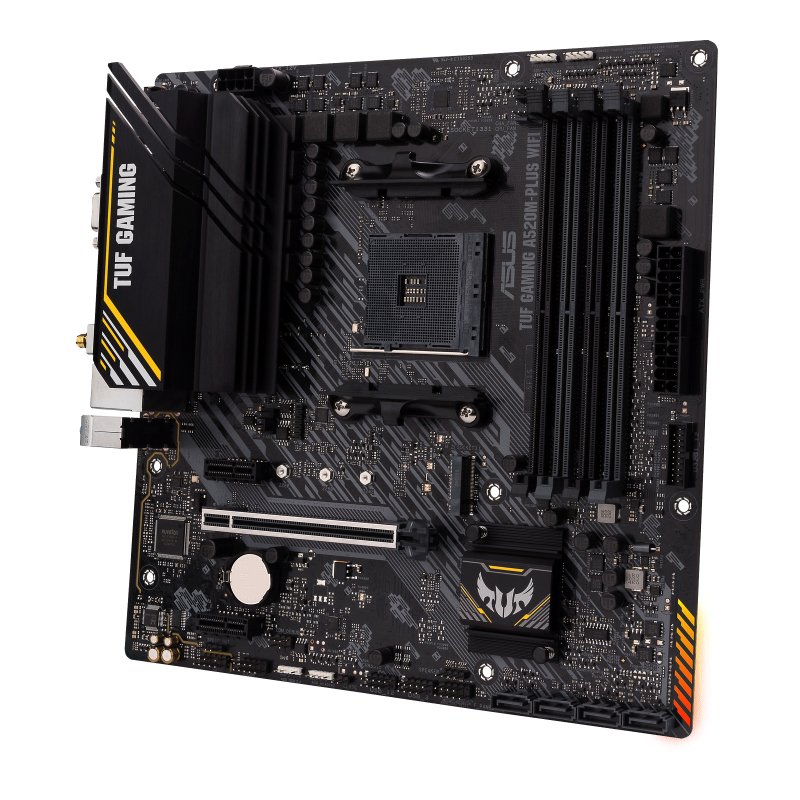 Detalle de ASUS TUF GAMING A520M-PLUS WiFi placa base