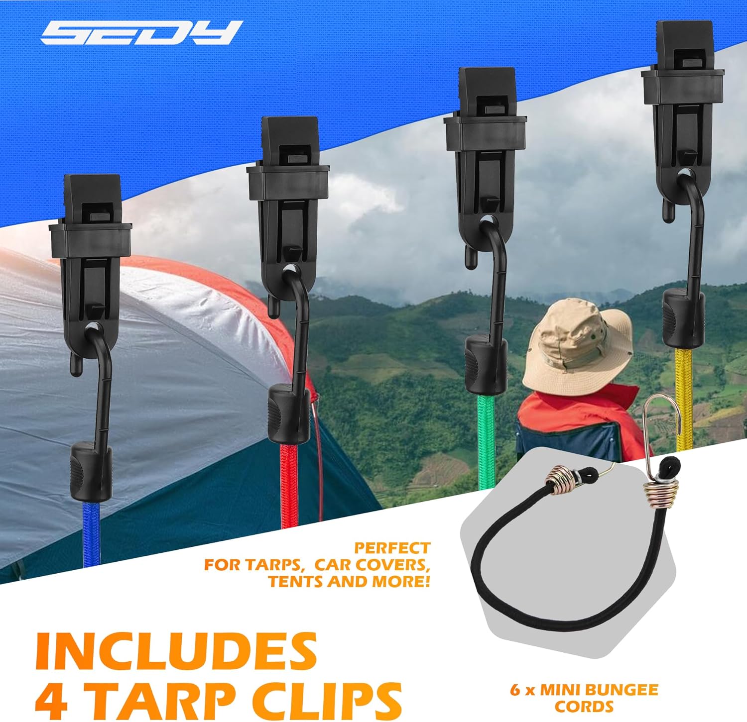 Thumbnail 6 de 60-Piece Bungee Cords Set