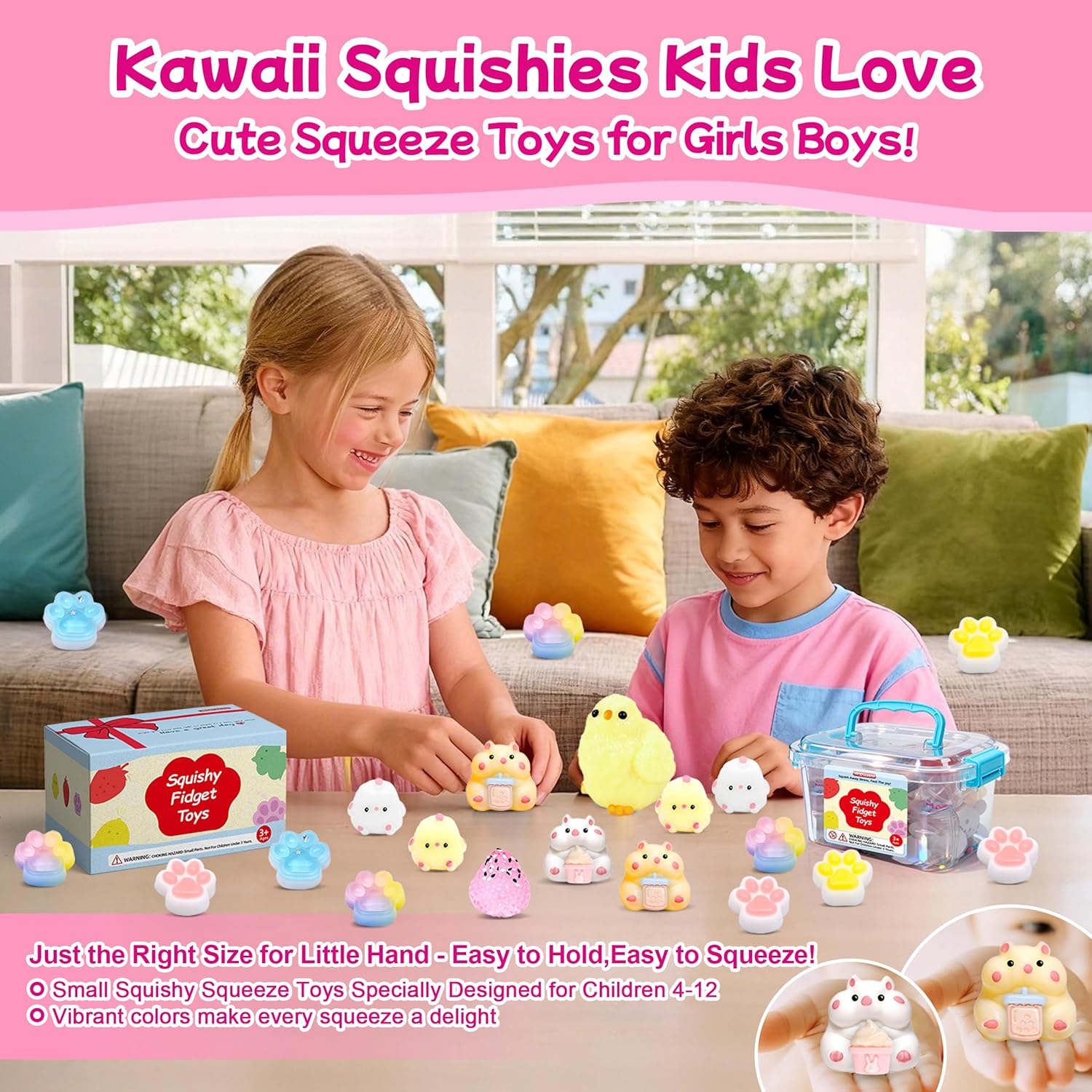Detalle 2 de 10 Pack Taba Squishy Toys Kit with Toy Box