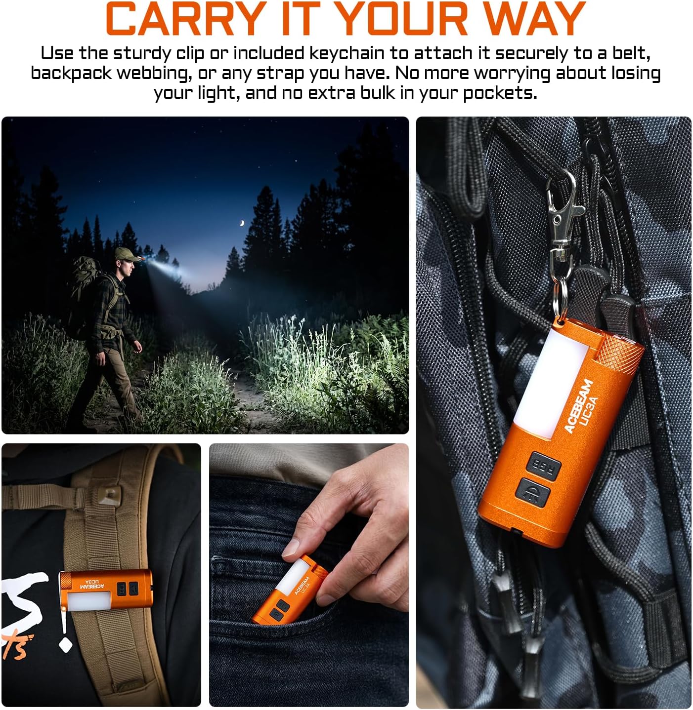 Thumbnail 5 de ACEBEAM EDC Flashlight, 900 Lumens