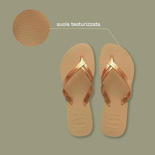 Thumbnail 3 de Havaianas Elegance: Infradito da donna con cinturini metallici e suola antiscivolo, stile e comfort