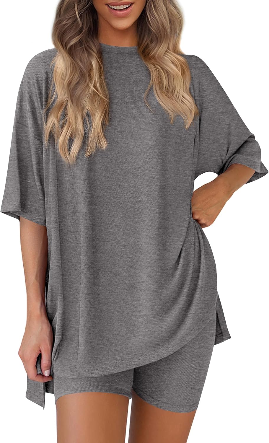 Thumbnail 5 de PRETTYGARDEN 2-Piece Lounge Set 2026, Oversized Shirt