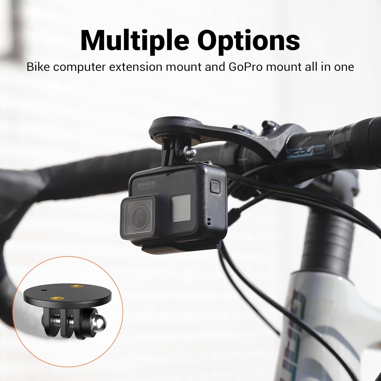 Thumbnail 2 de CooSpo Fahrradcomputer-Halterung mit Schnellspanner – Out-Front-Erweiterung für Garmin, Wahoo, Bryton & CooSpo