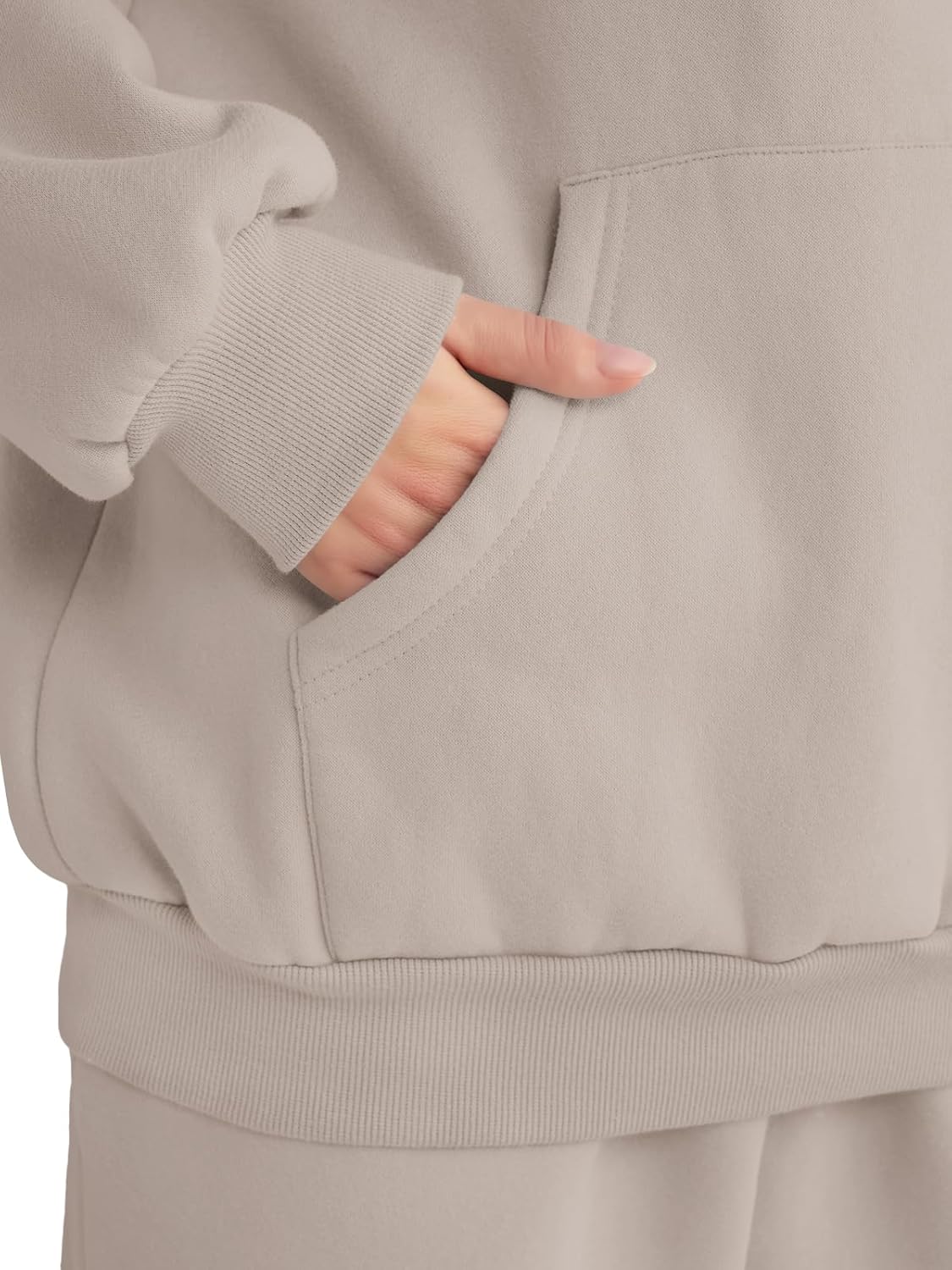 Thumbnail 5 de AUTOMET Women’s Oversized 2-Piece Lounge Hoodie & Sweatpants Set (Plus Size)