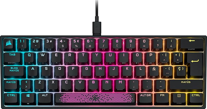 Detalle de Corsair K65 RGB MINI Teclado mecánico 60% ⌨