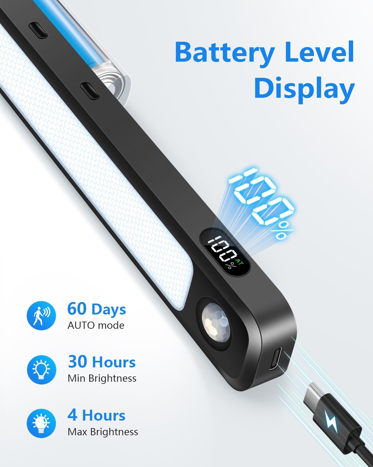 Thumbnail 6 de Ferswe 5W LED Unterbauleuchte Küche (akku, bewegungssensor, verstellbar)