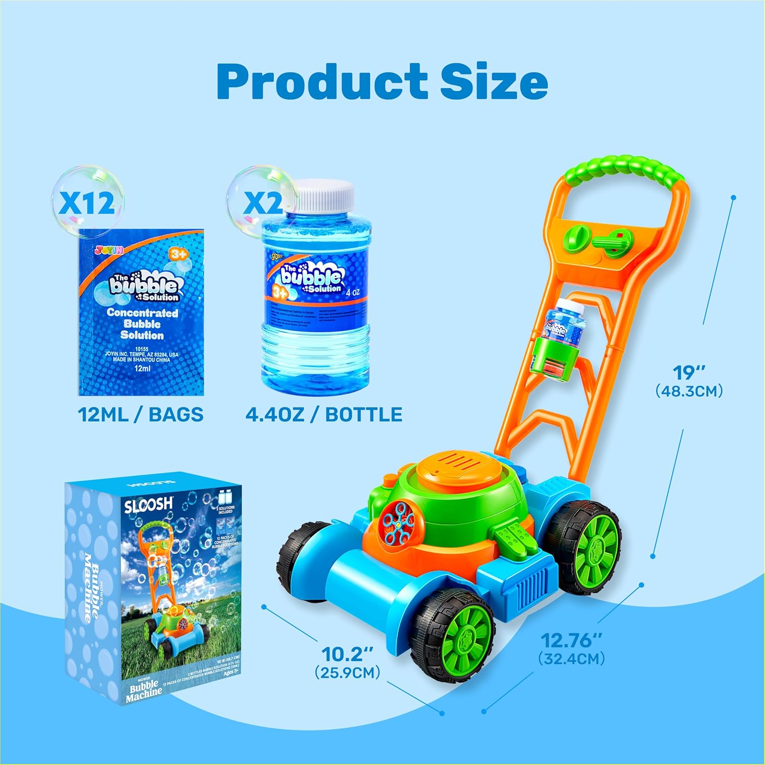Thumbnail 6 de SLOOSH Bubble Lawn Mower Toddler Toy 19
