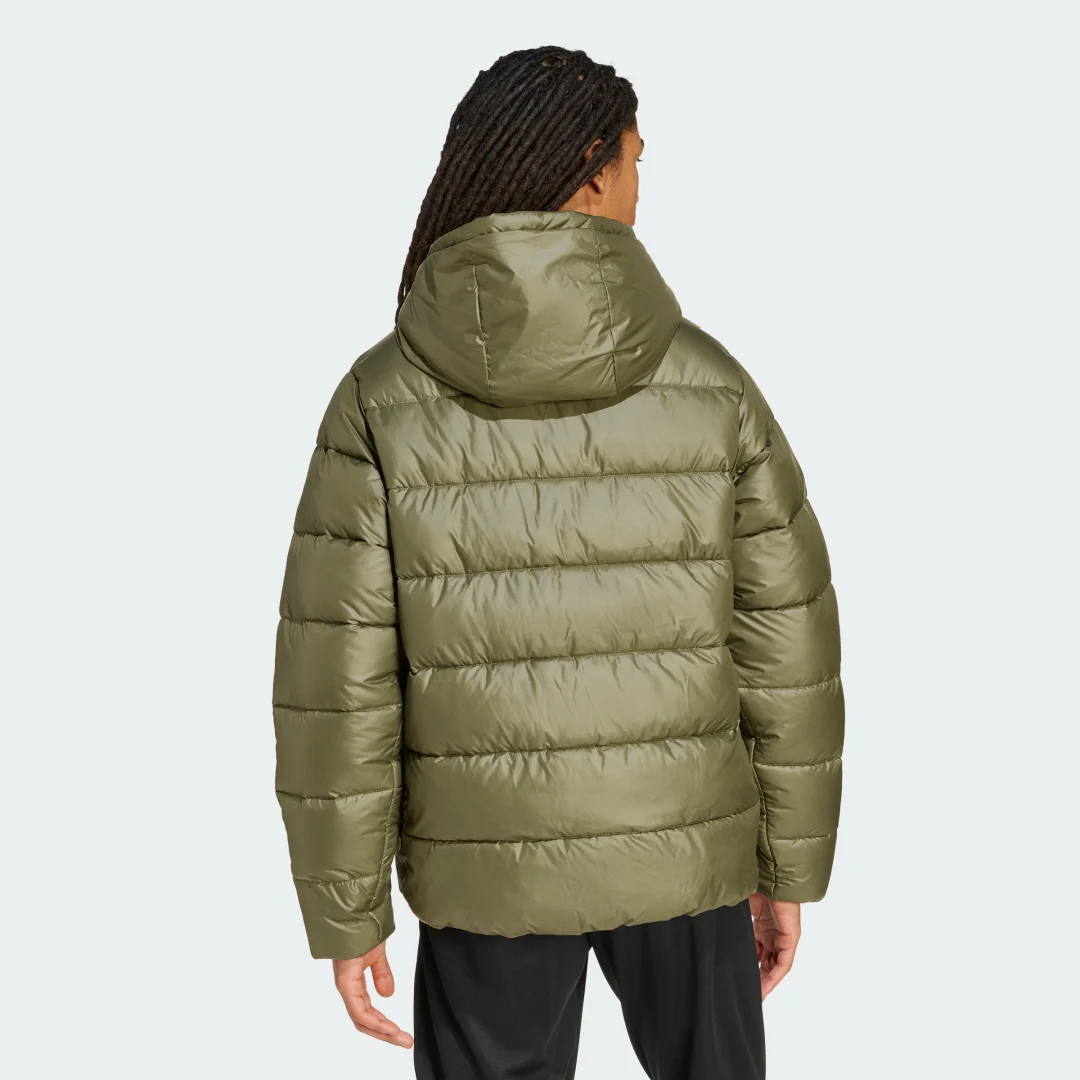 Thumbnail 1 de Adidas Anorak abullonado Essentials CLIMAWARM con capucha – Verde