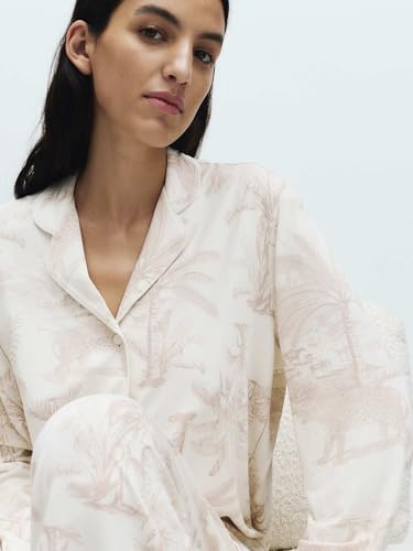 Thumbnail 4 de Marks & Spencer Ensemble Pyjama à Revers avec imprimé, Toucher Doux M