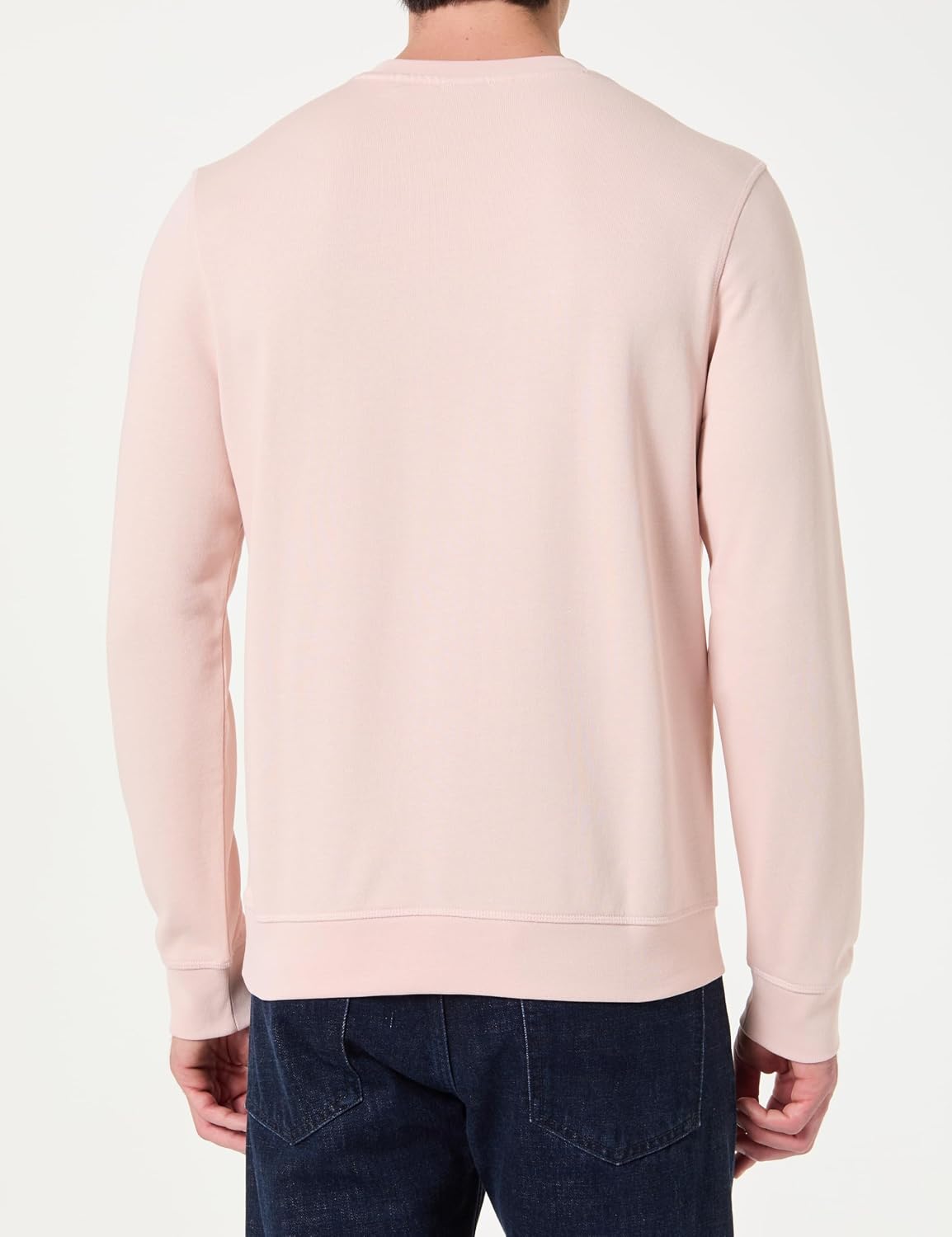 Detalle de BOSS Hommes Westart Sweat Relaxed Fit en Coton avec Patch Logo