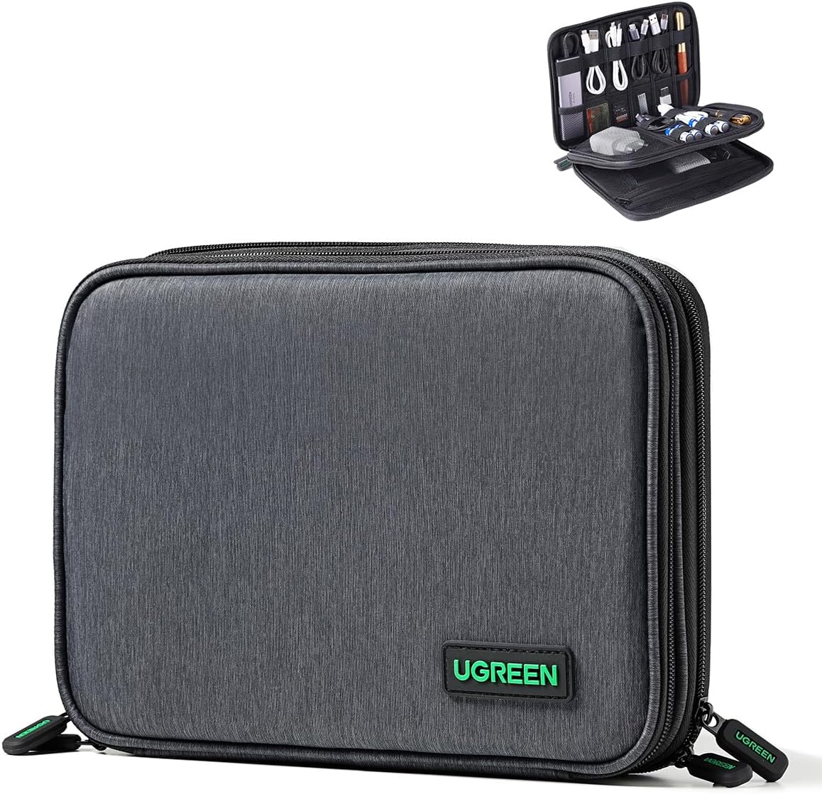 Detalle de UGREEN Portable Electronics Organiser 1M pouch
