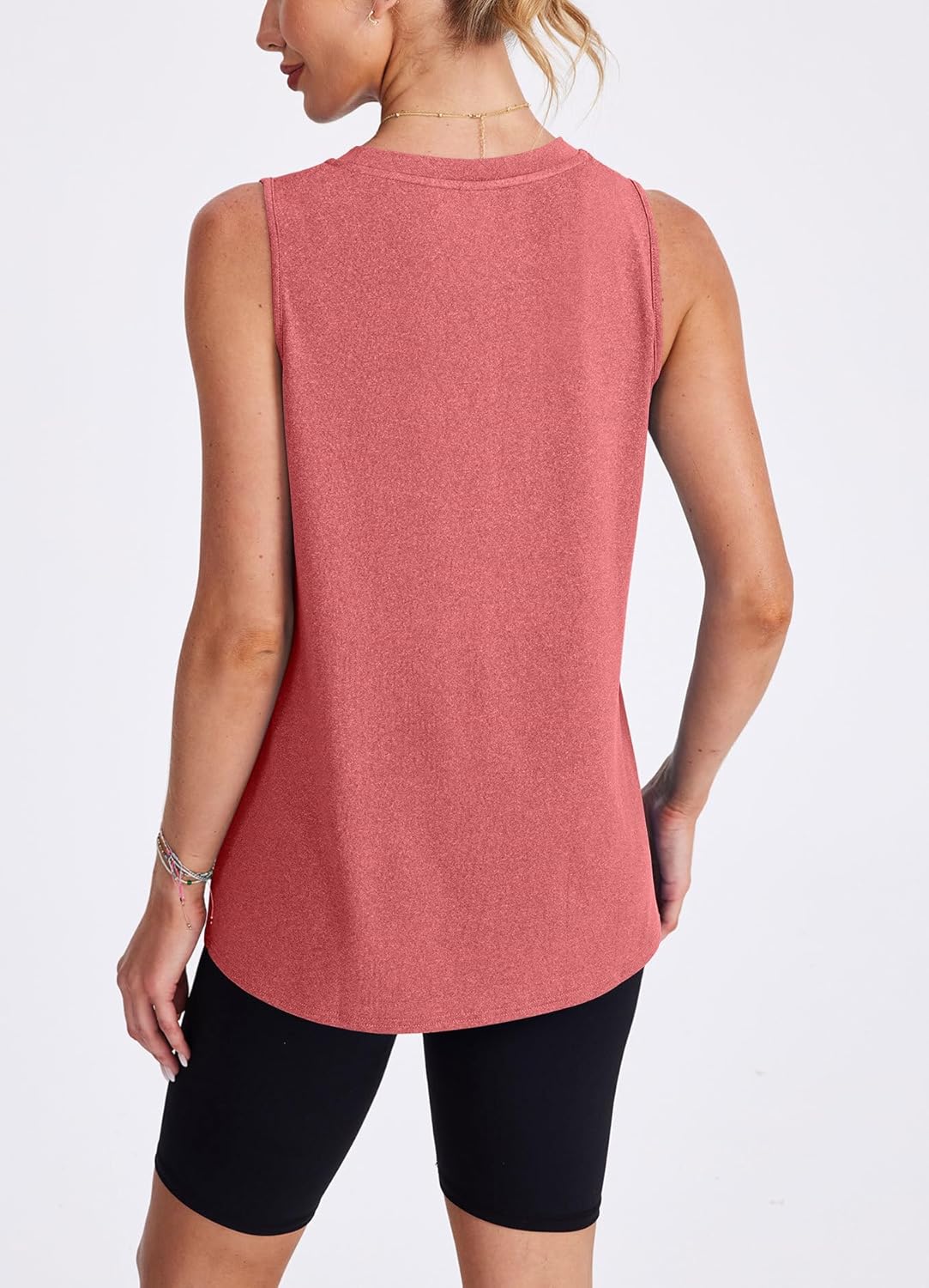 Detalle 2 de XIEERDUO Gym Tops for Women UK: Lightweight, Loose-Fit Sleeveless Training Vest