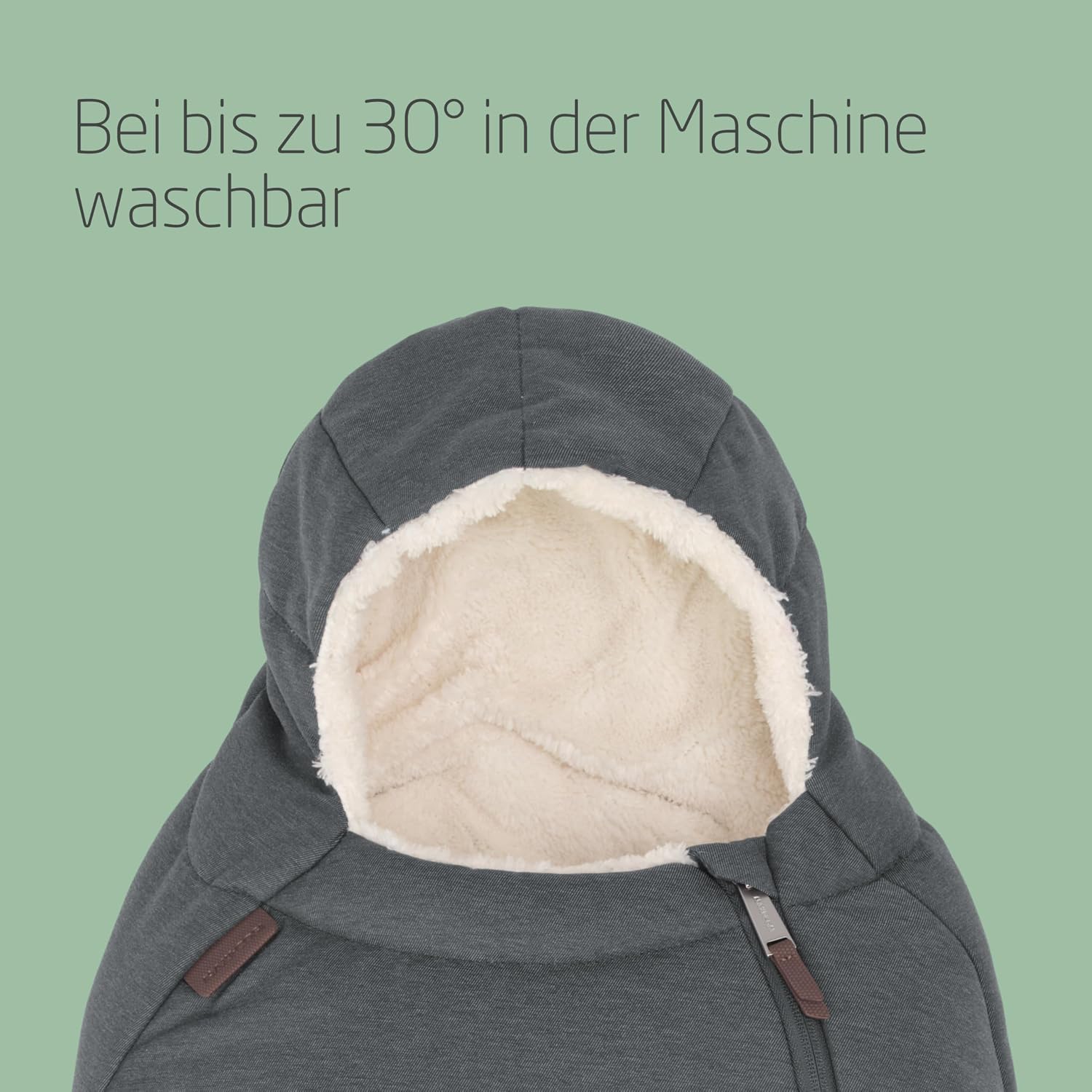 Thumbnail 4 de Maxi-Cosi Fußsack für Babyschalen (45–75 cm) Twillic Graphite – komfortabel, waschmaschinenfest und sicher