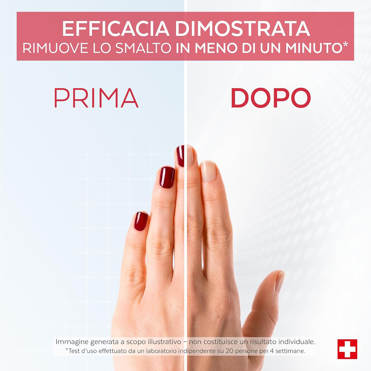 Detalle de PODERM Solvente per unghie extra delicato al tea tree senza acetone (100 ml)