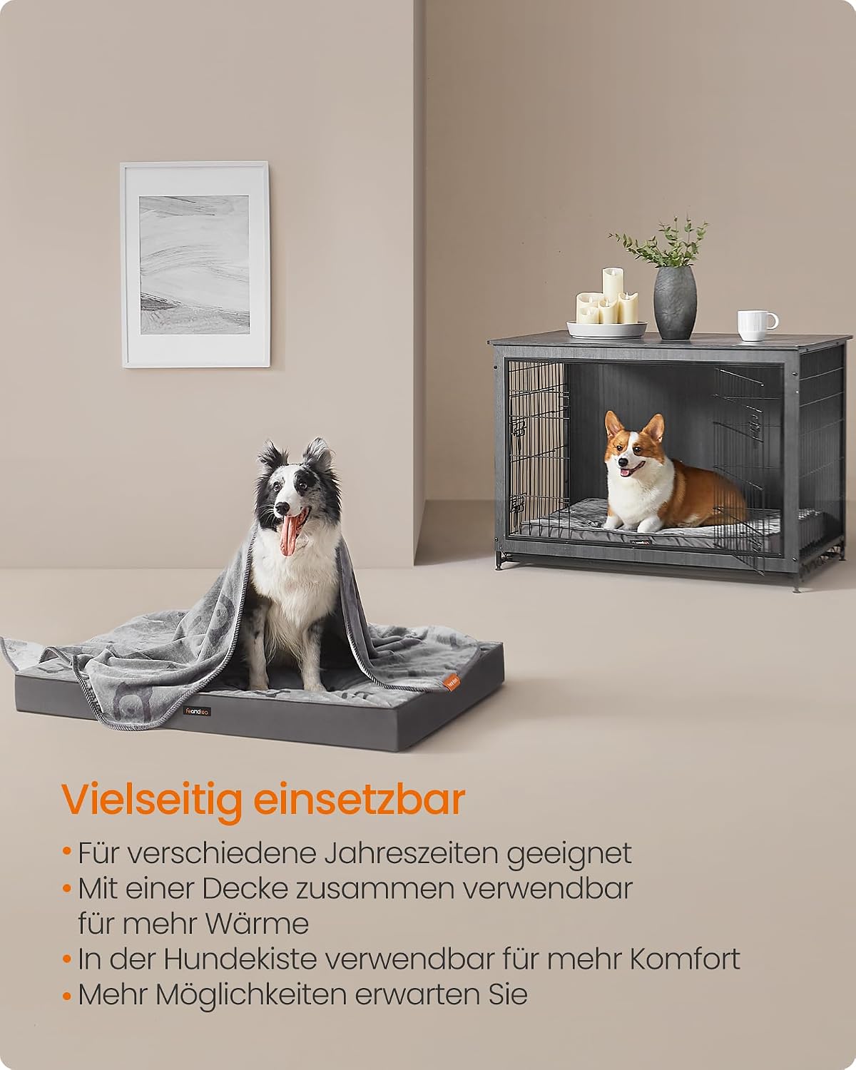 Thumbnail 6 de Feandrea Hundebett Größe L 91x63