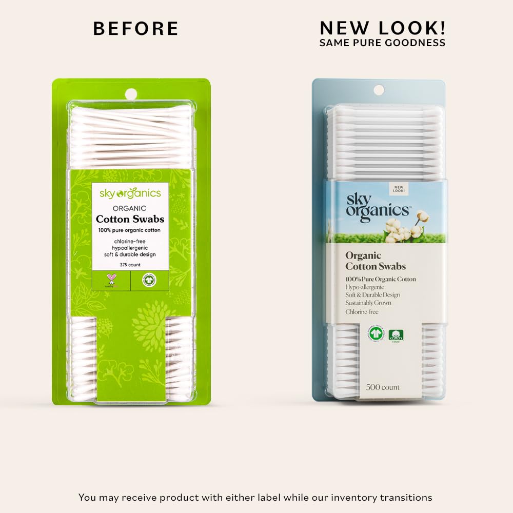Thumbnail 1 de Sky Organics Organic Cotton Swabs 1500 Count