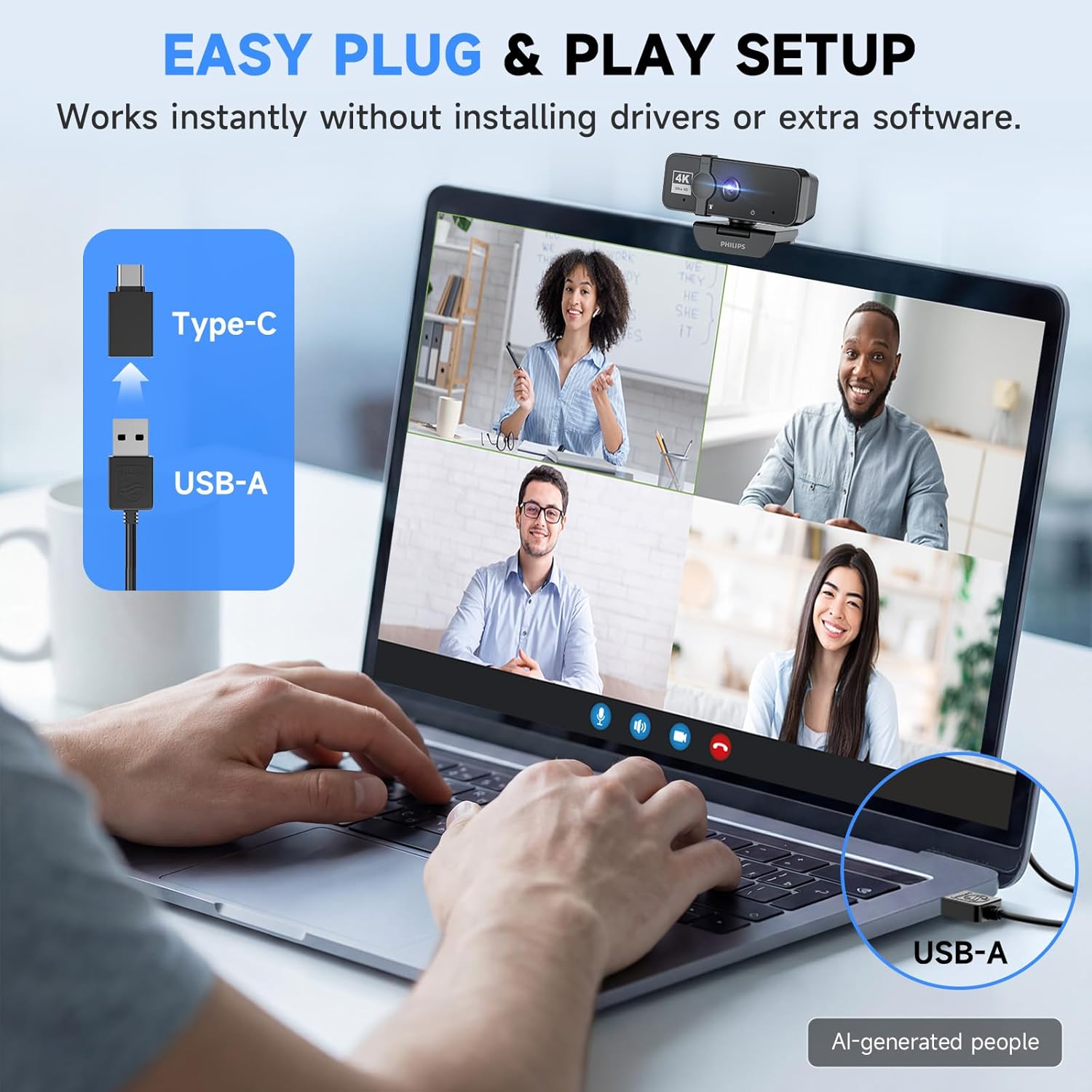 Detalle de Philips 4K webcam