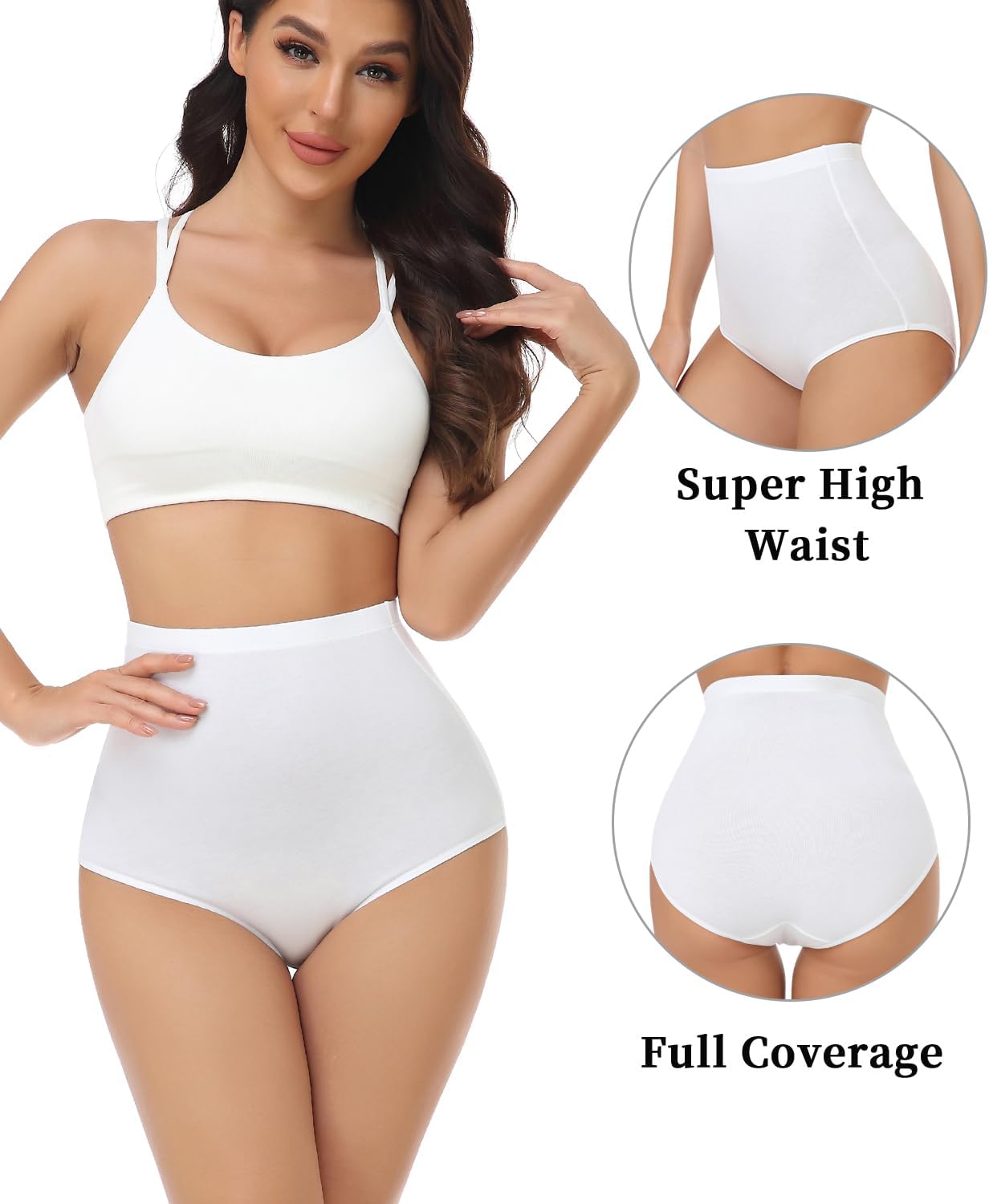 Detalle 2 de wirarpa Unterhosen Damen 4er Pack