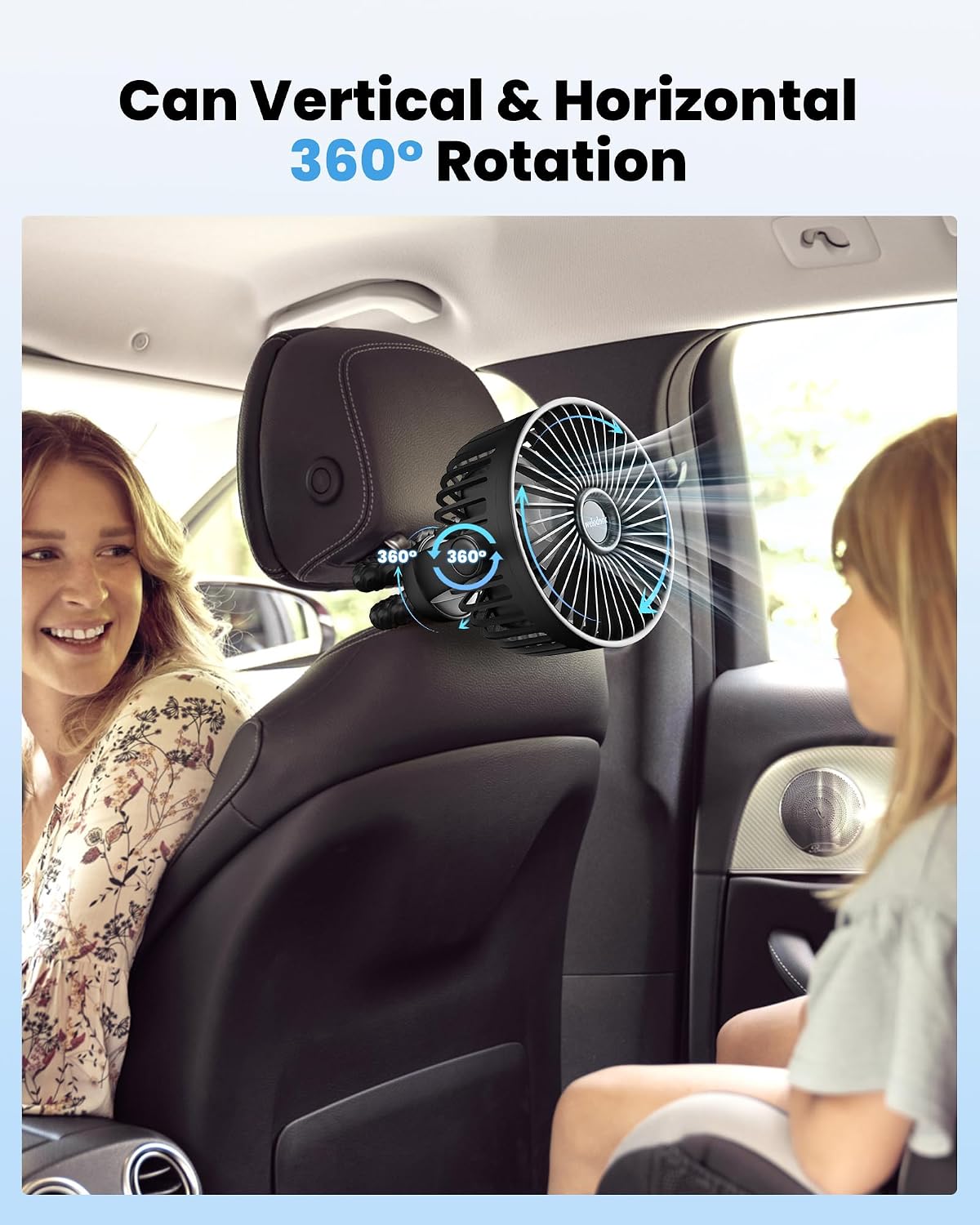 Detalle de Portable Pram Fan 5200 mAh Rechargeable