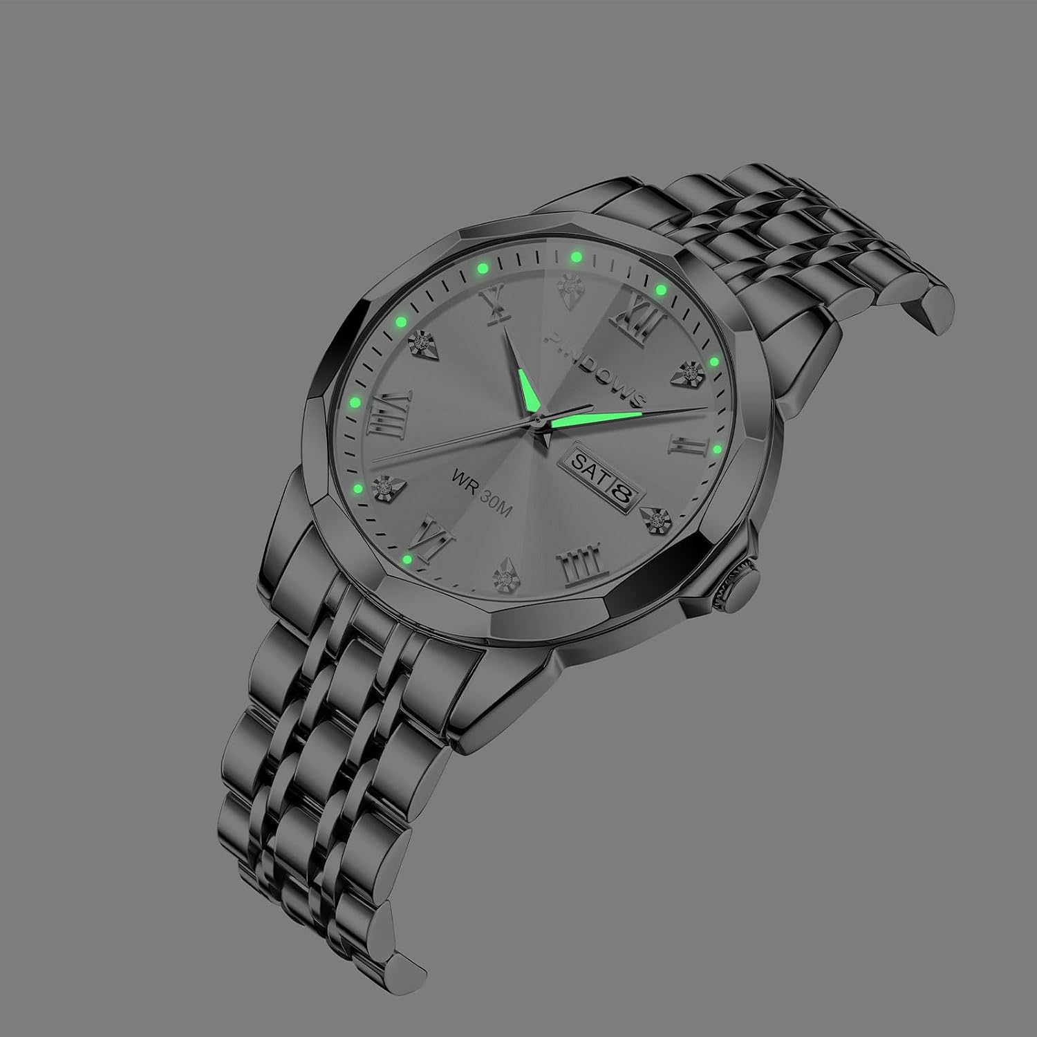 Thumbnail 2 de PINDOWS Luxusuhren Herren Quarz-Chronograph