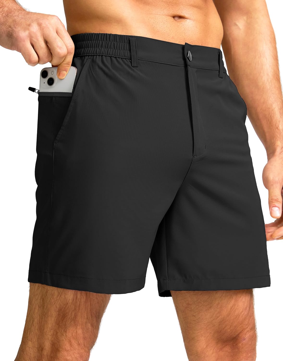 Detalle de Men's golf shorts, 5-inch inseam