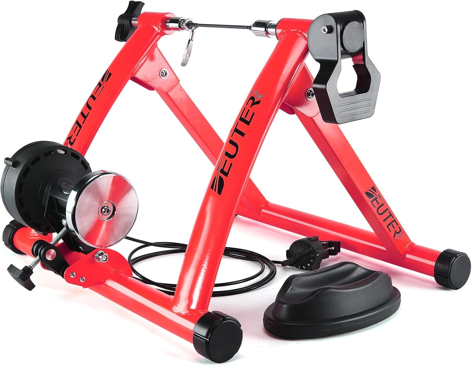 CXWXC MT-04RED Magnetic Bike Trainer for 26–29-Inch and 700C Wheels