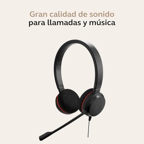 Detalle 2 de Jabra Evolve 20 Auriculares estéreo para VoIP