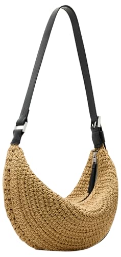 Thumbnail 8 de AllSaints Half Moon Knot Shoulder Bag Natural Brown