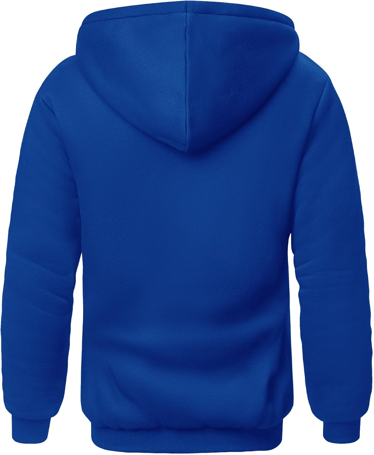 Detalle de SCODI Men's Zip-Up Hoodie, Sherpa-Lined