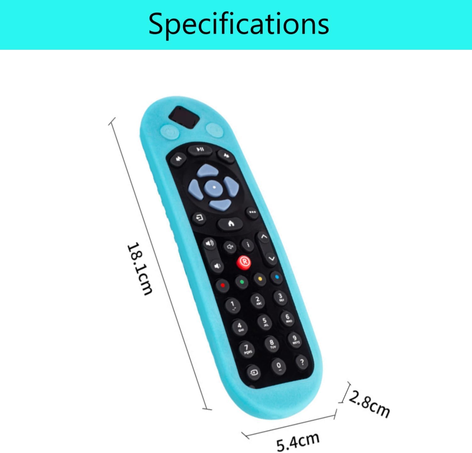 Detalle de 2 Pack Silicone Cover for Sky Q Remote (Sky Q Voice SKY135) with Anti-Lost Lanyard