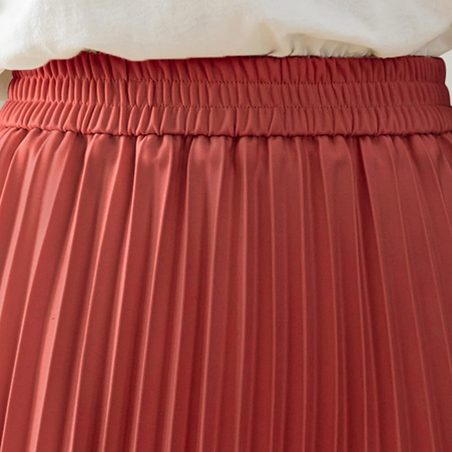 Thumbnail 3 de Velinsak Pleated Women's Skirt, High-Waisted A-Line Midi-to-Max Length