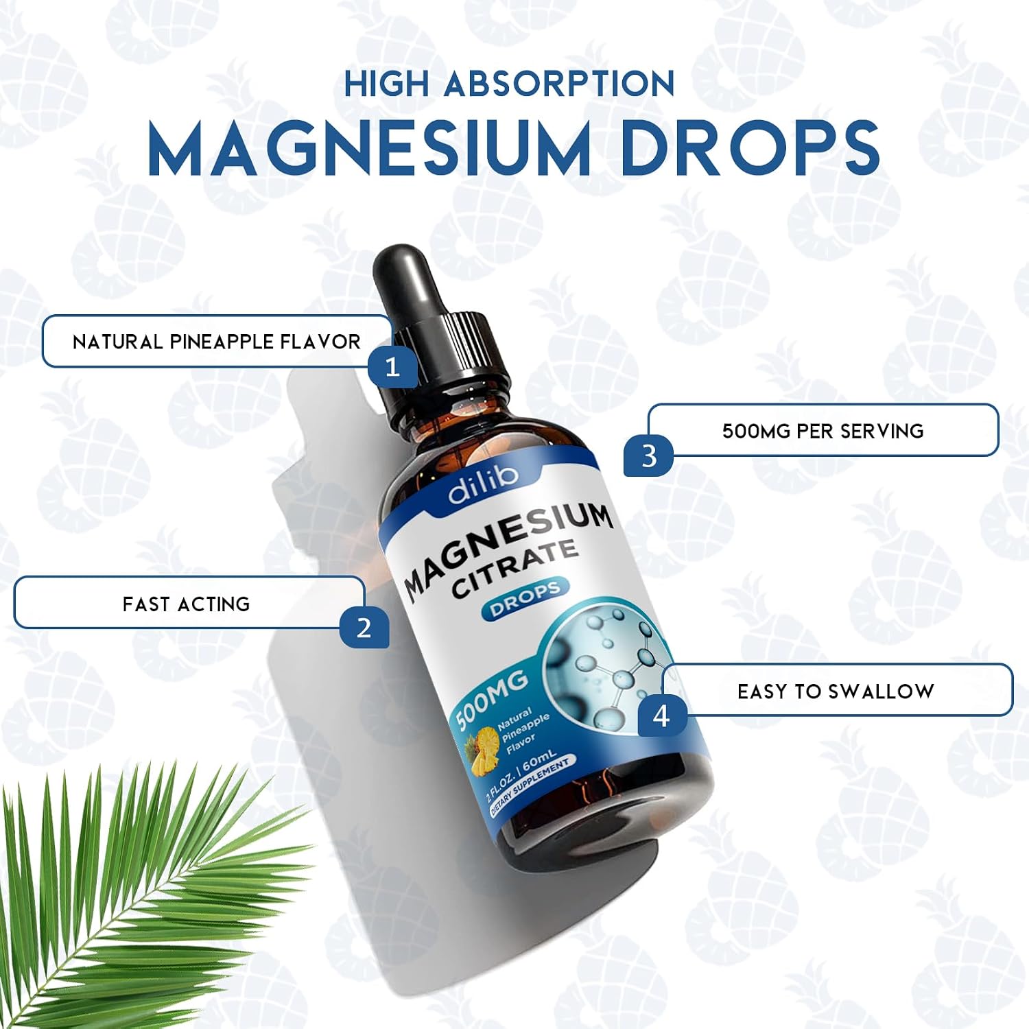 Detalle 2 de Magnesium Citrate Liquid Drops 500 mg
