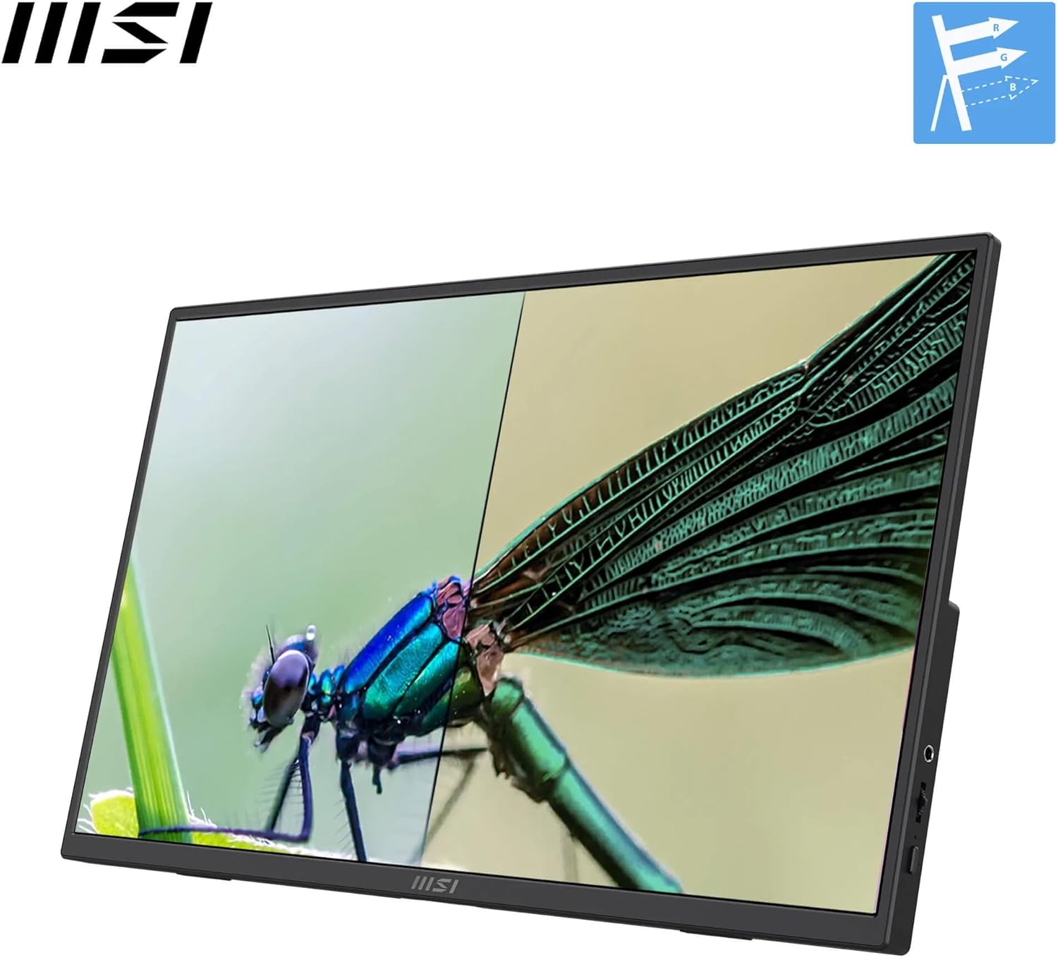 Detalle 2 de MSI PRO MP165 E6 portable FHD IPS monitor 15.6