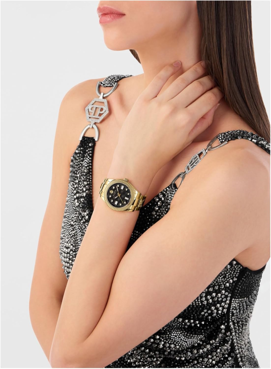 Thumbnail 5 de Philipp Plein Queen montre analogique 38 mm