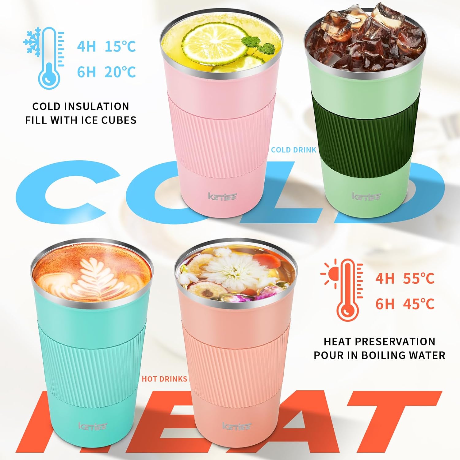Detalle de KETIEE Travel Mug 12 oz