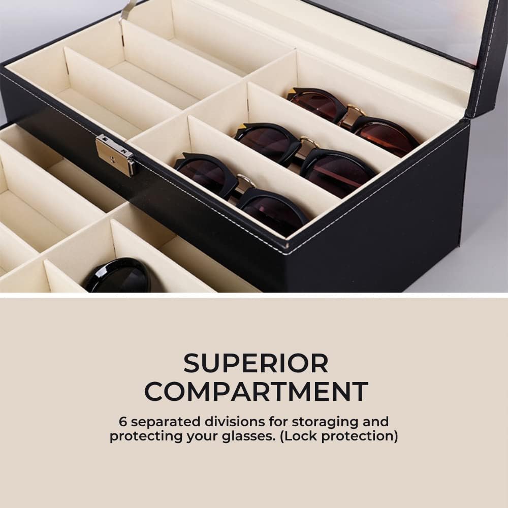 Detalle de MAGIC SELECT Caja para gafas 18 compartimentos