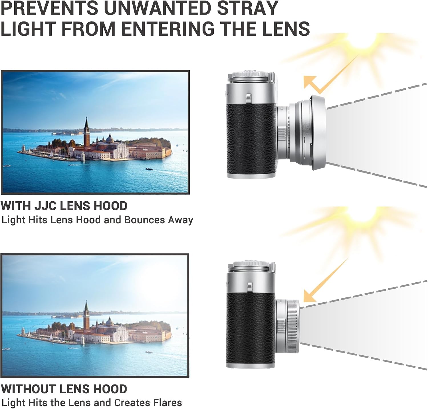 Thumbnail 2 de JJC Aluminum Alloy Lens Hood with Adapter Ring