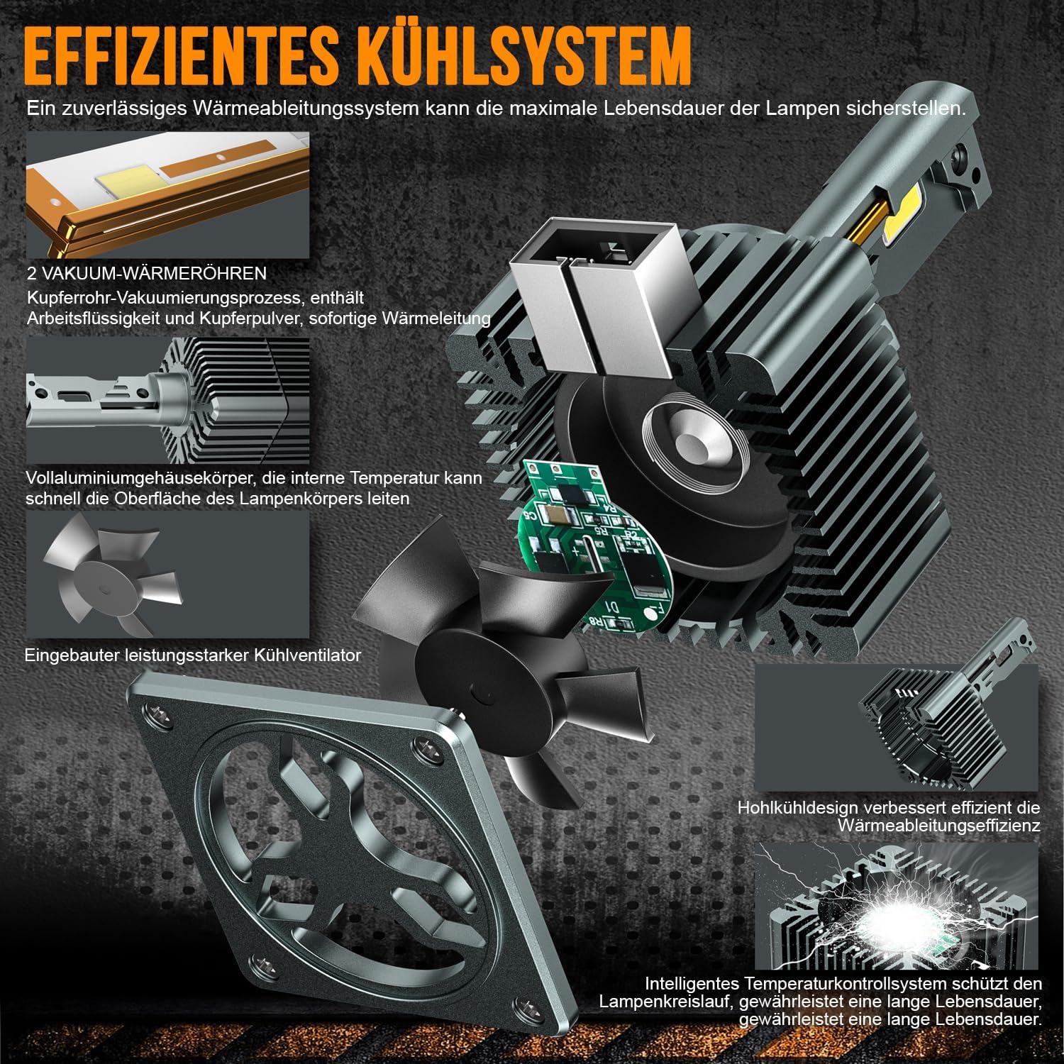 Detalle de Stellar D1S Xenon Bulb 6000 K Diamond White – Packung zu zweit, mit 2 Jahre Garantie