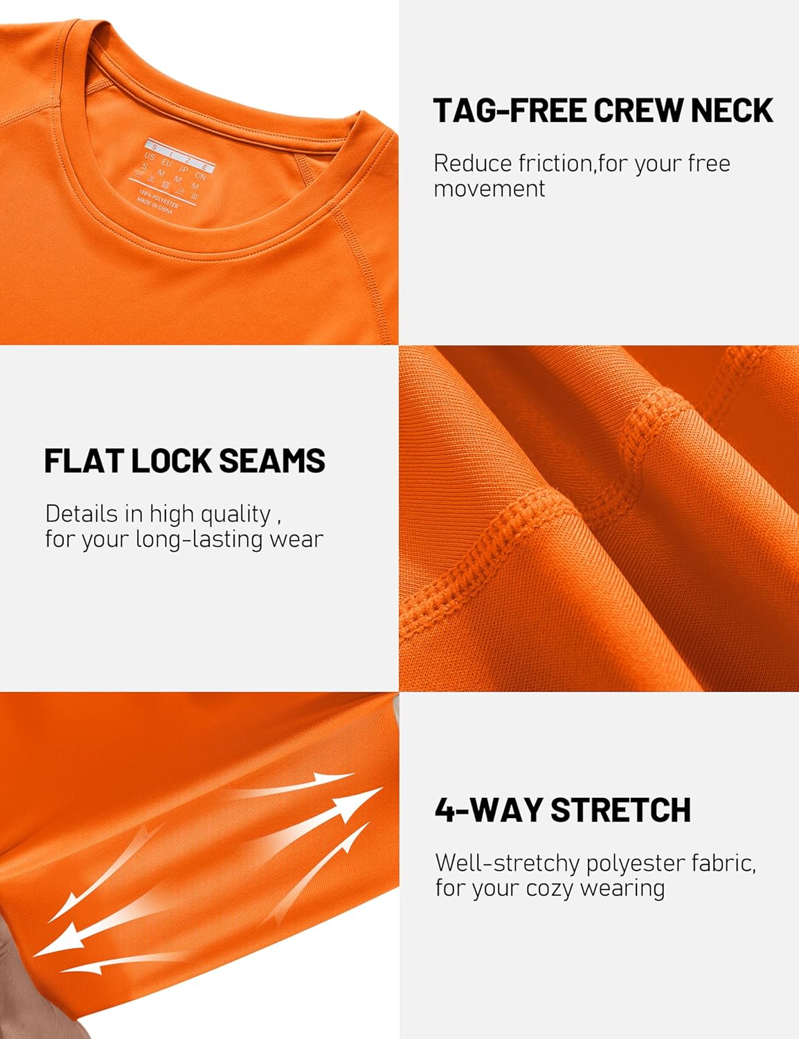 Detalle de TACVASEN Men's UV Protection UPF 50+ Long Sleeve T-Shirt – Outdoor Utility for Active Brits