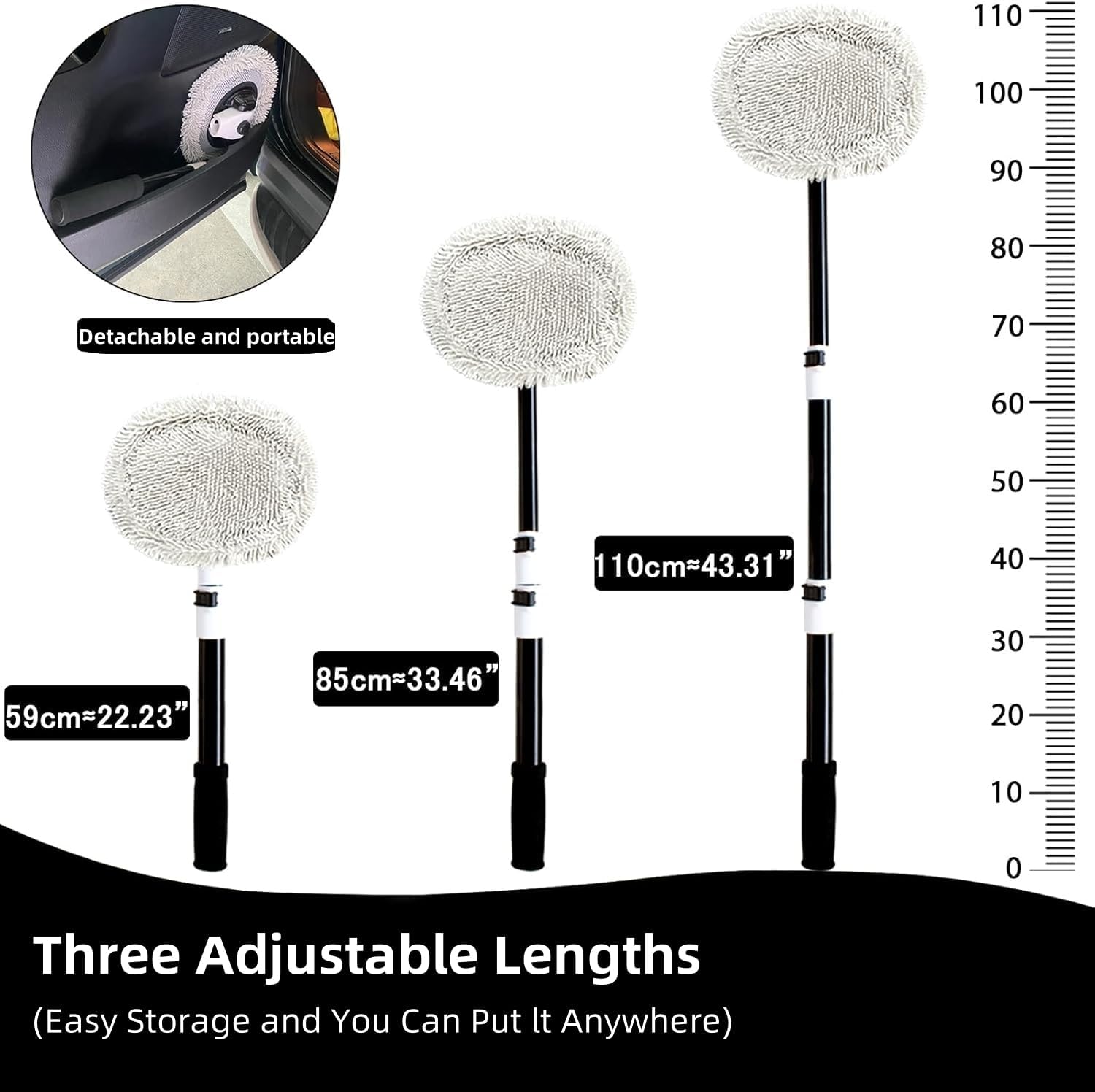 Thumbnail 5 de WillingHeart 43" Curved Car Wash Brush
