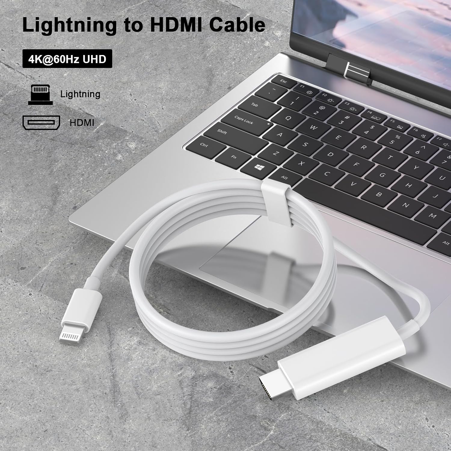 Thumbnail 5 de [Apple MFi] Lightning to HDMI adapter 1080P