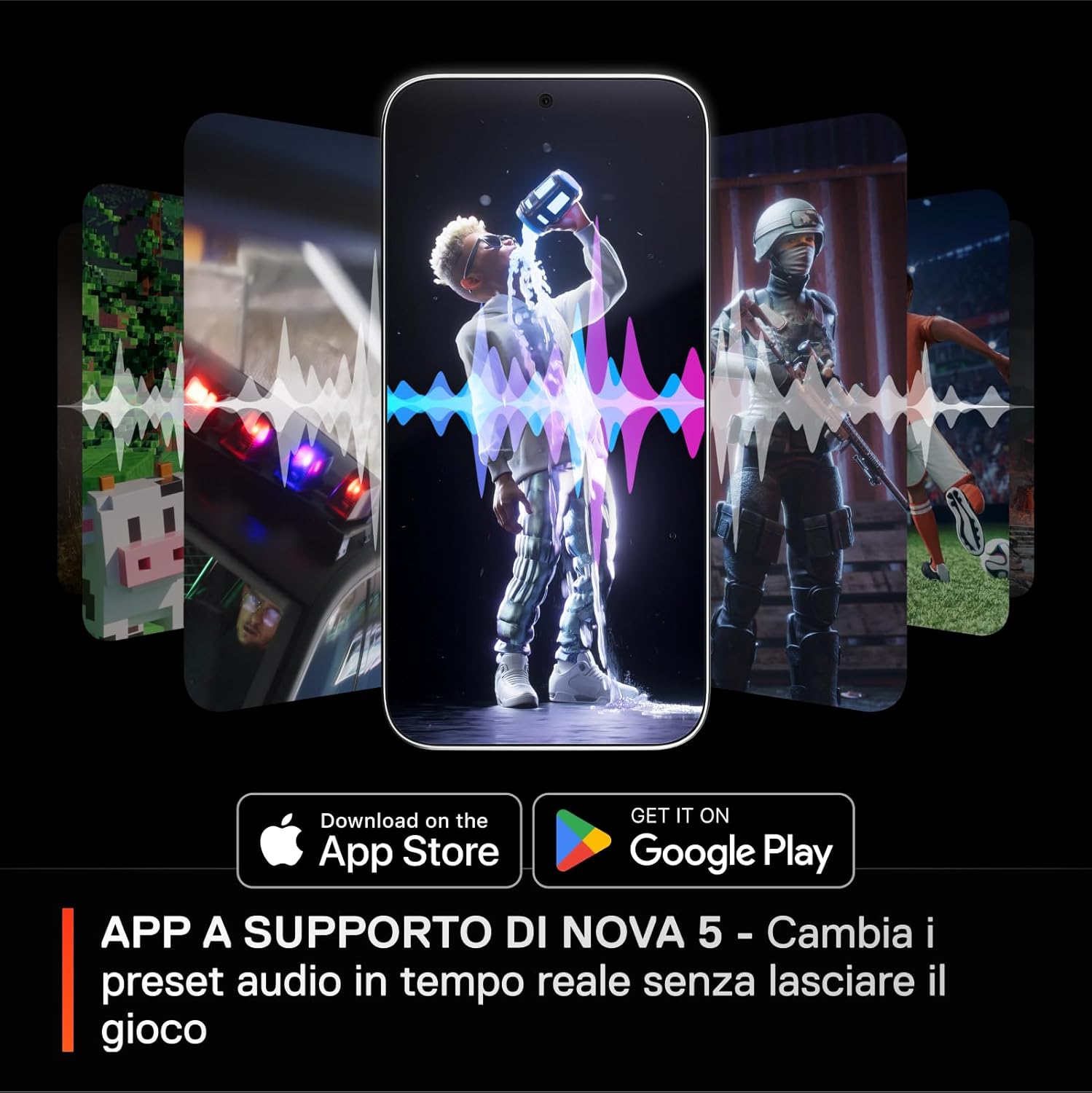 Thumbnail 2 de SteelSeries Arctis Nova 5X cuffie Xbox 60 HR