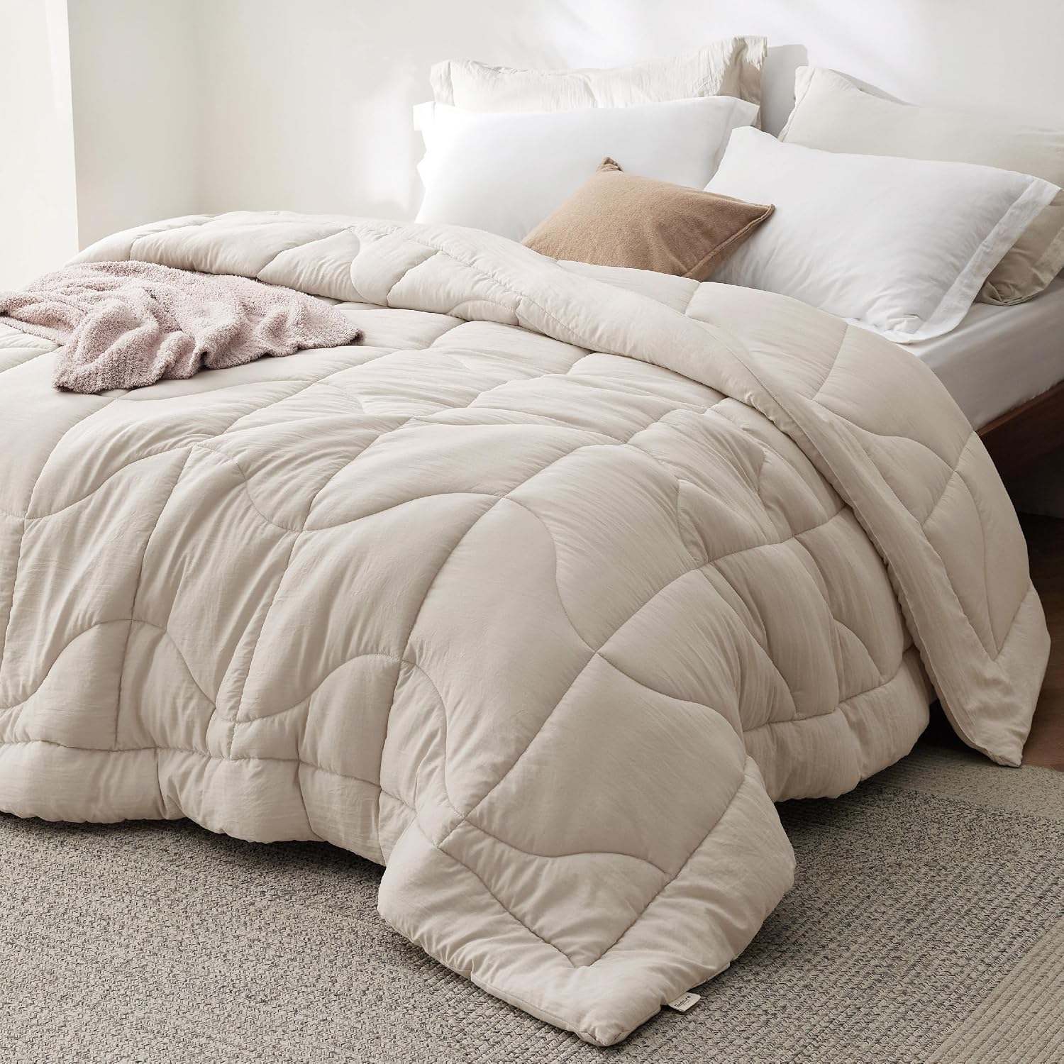 Detalle de Bedsure Queen Comforter 88 x 88 Inches