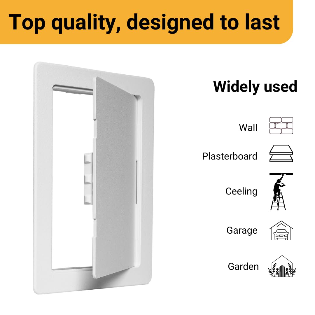 Thumbnail 3 de Proxinova Paintable Access Panel 100x150 mm — High-Grade ABS Cover for Walls & Ceilings