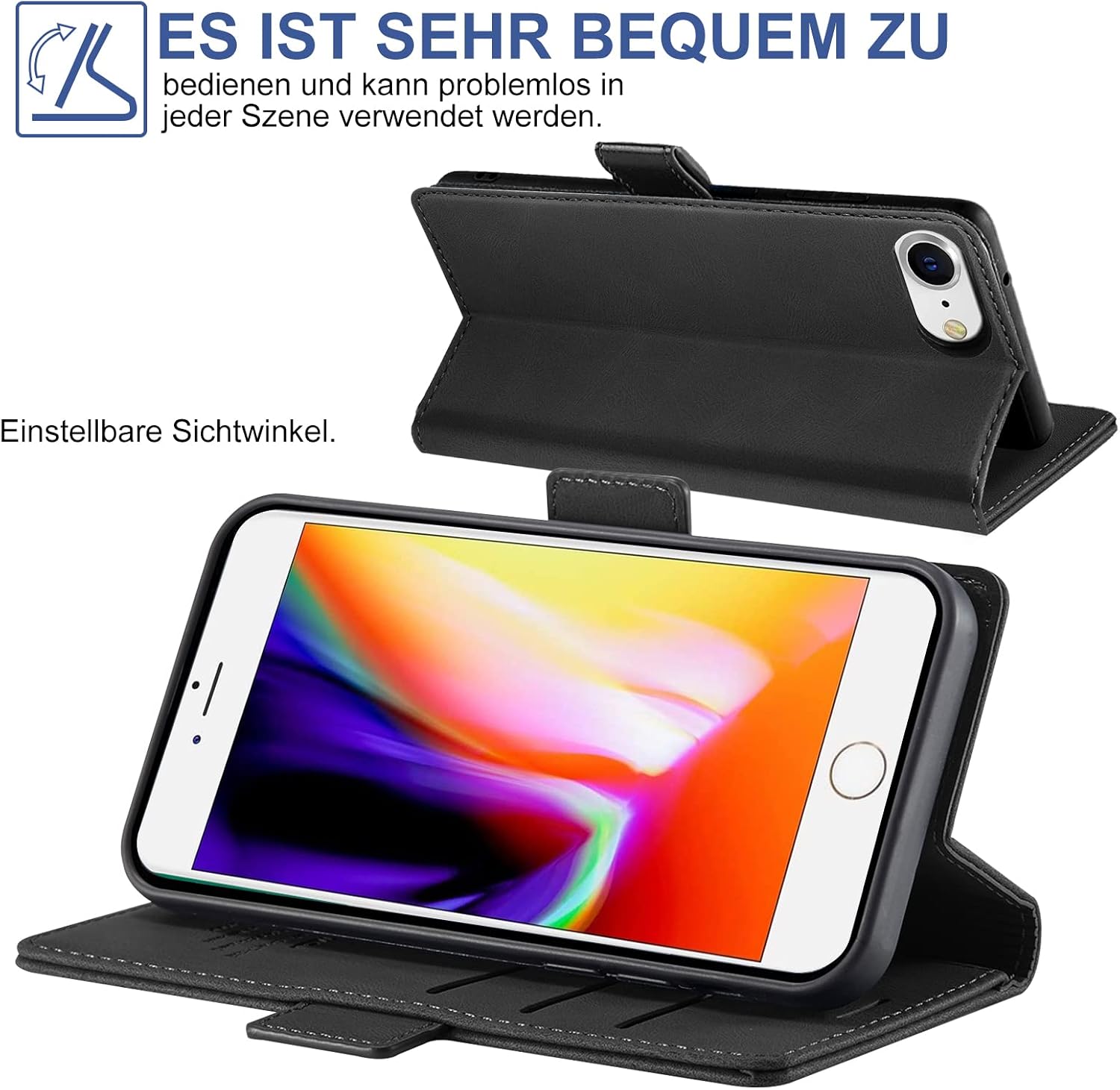 Thumbnail 4 de iPhone SE 2022/8/7 Hülle Schwarz 4,7