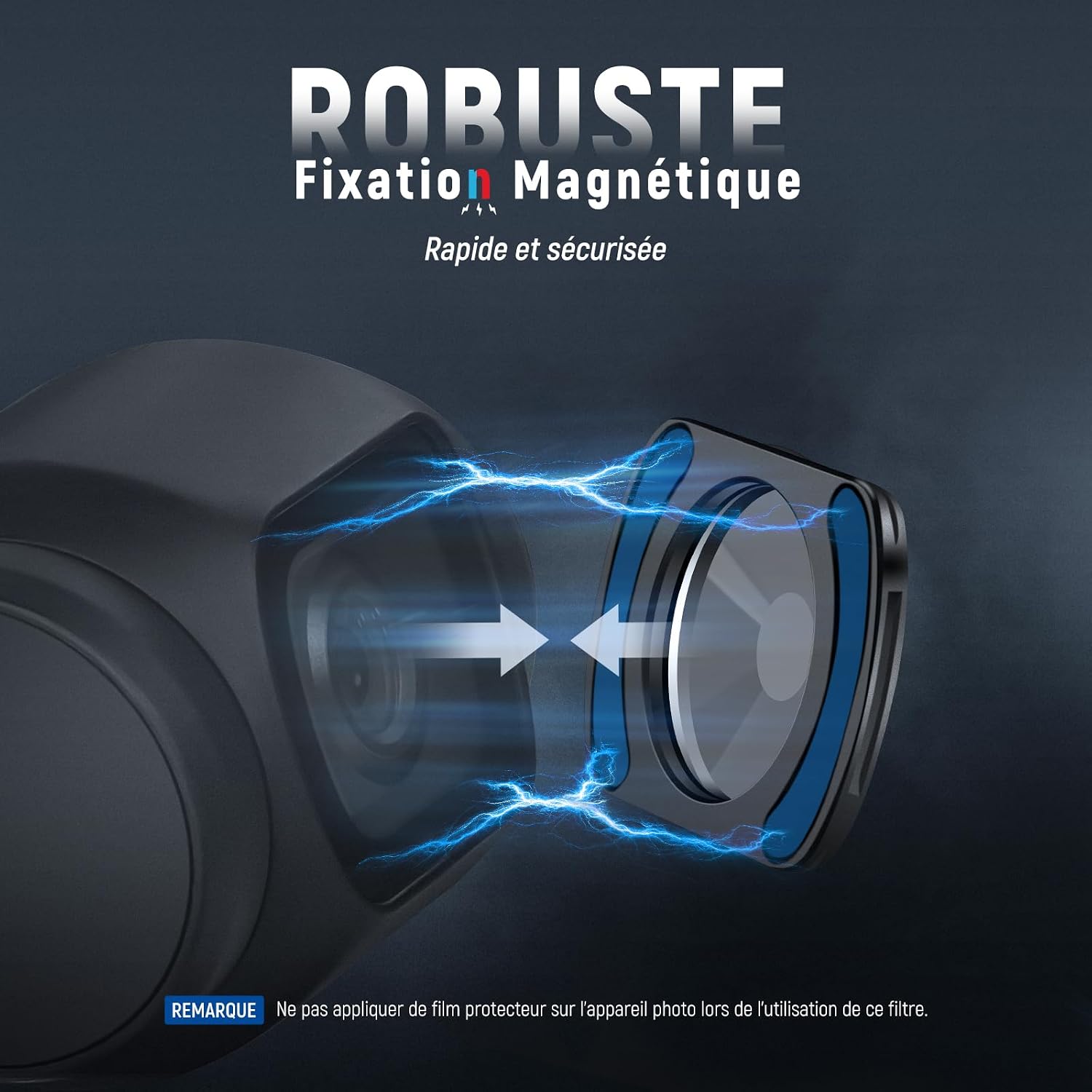 Detalle 2 de NEEWER FL-C35 : filtre à prisme à halo spiralé magnétique pour DJI Osmo Pocket 4/3